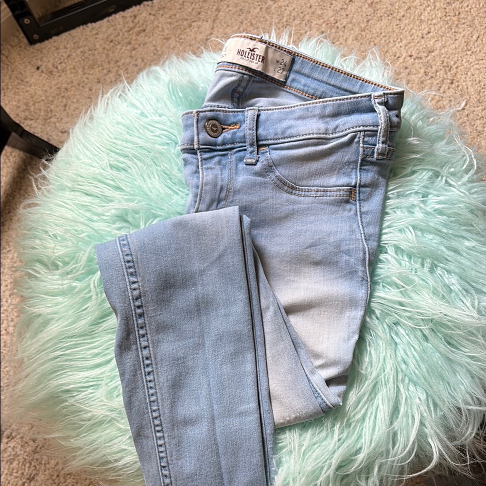 Hollister Blue Skinny Jeans Modern Stretch Denim